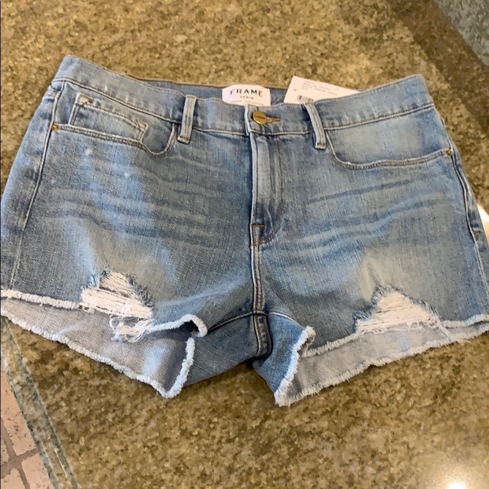 Frame Jean Shorts